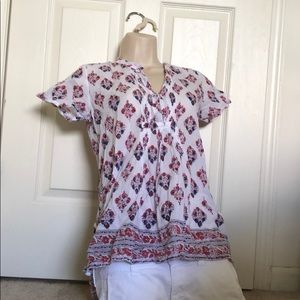 Roller rabbit linen top